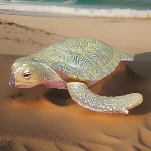 Vintage AAA Sea Turtle Figure PVC Wildlife Nature Animal Toy Collectible